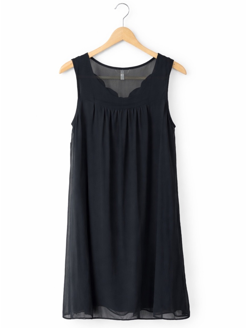 Love Fire Black Chiffon Lace Dress Women’s XS Flowy Lined